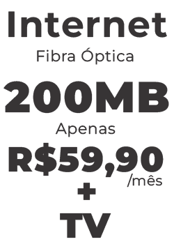 200 MB de Internet Fibra óptica